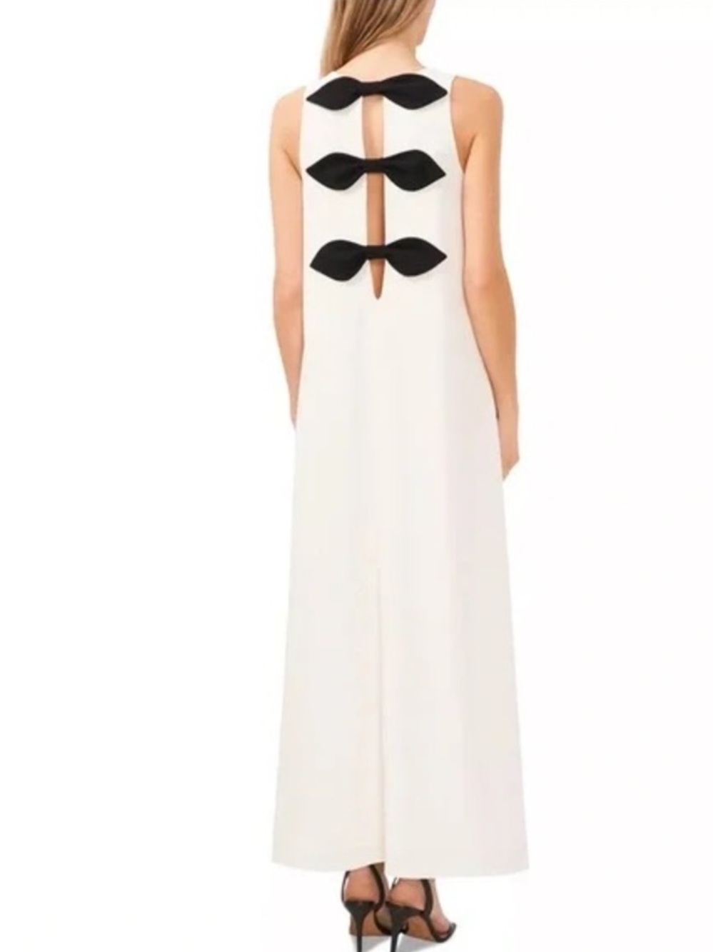 Cece Green Mod Bow Detail Maxi Dress with Pockets - Picture 15 of 16